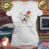 Official Snoopy And Woodstock Snowboarding Shirt Ladies tee