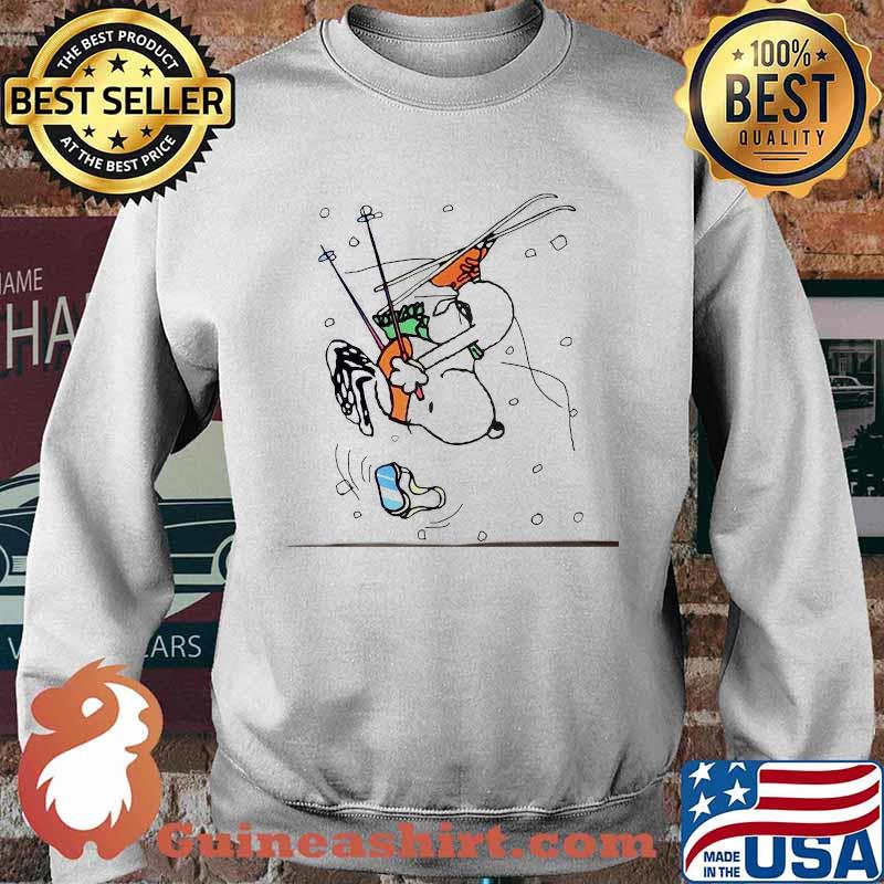 Official Snoopy Snowboarding Shirt Sweater
