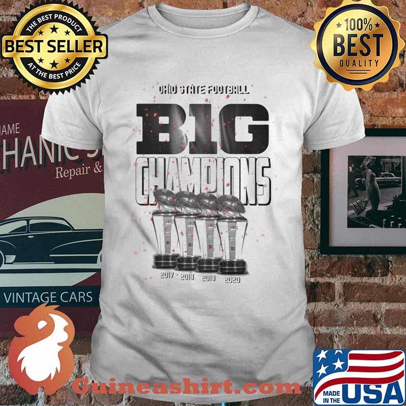 Ohio State Football Back To Back Big Champions Win Shirt