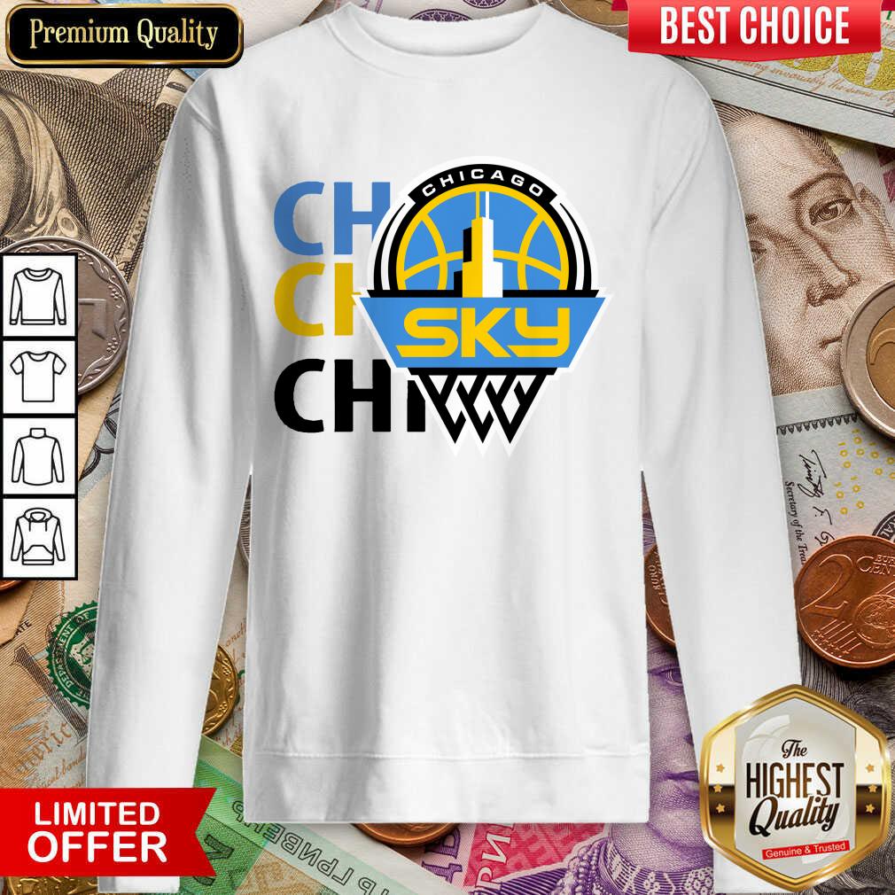 Perfect 2021 Chicago Sky Fanatics Branded Clothing Shirt - Image 4