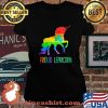 Proud Lepricorn Unicorn Lgbt Shirt Laides tee