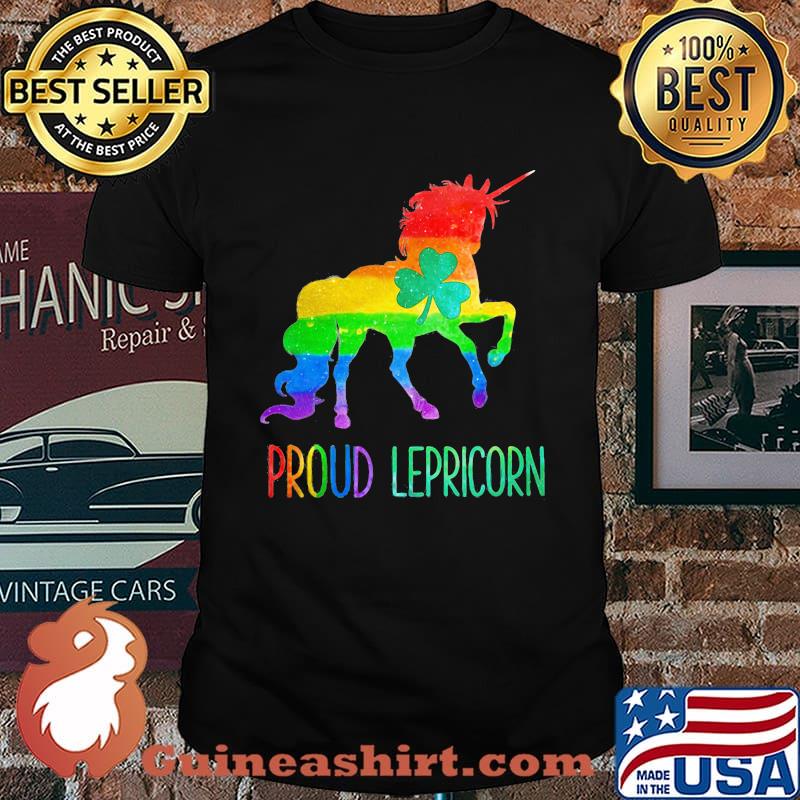Proud Lepricorn Unicorn Lgbt Shirt