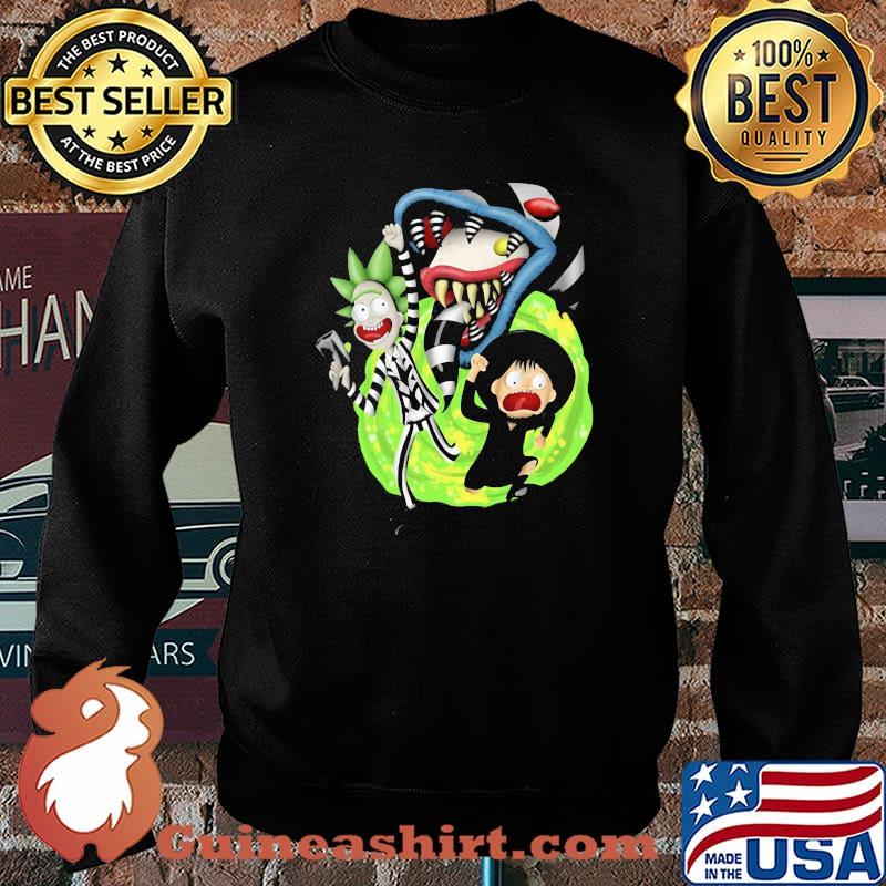 Rick Sanchez Morty Beetlejuice Cartoon Shirt Sweater