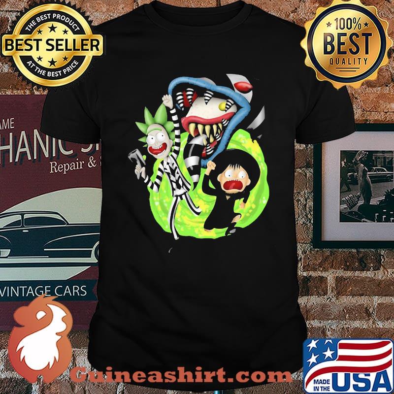 Rick Sanchez Morty Beetlejuice Cartoon Shirt Unisex