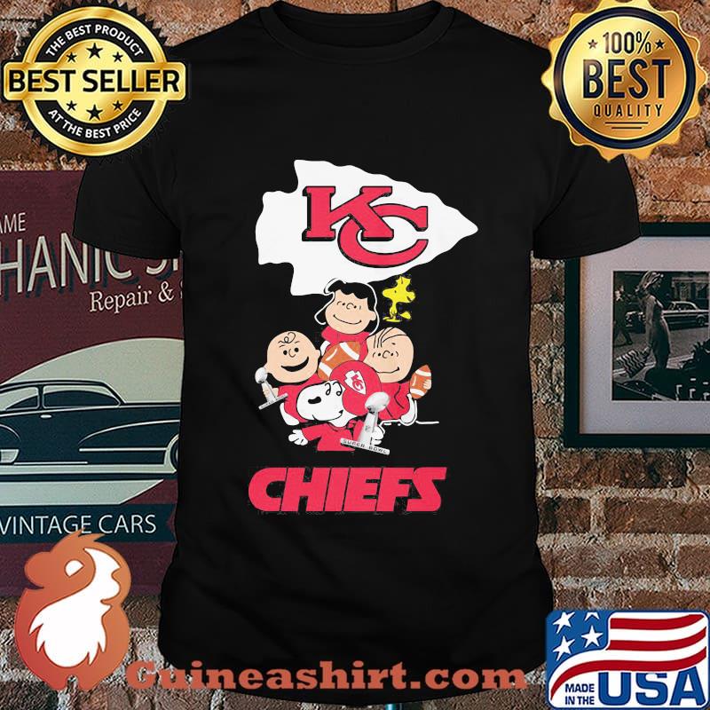 Snoopy Woodstock And Friends Kansas City Chiefs Football Shirt