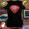 Superman Symbol Team Football Tampa Bay Buccaneers Shirt Laides tee
