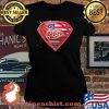Symbol Superman American Flag Kansas City Chiefs Shirt Laides tee
