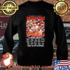 Tampa Bay Buccaneers 45th Anniversary 1976 2021 Thanks For The Memories Signature Shirt Sweater