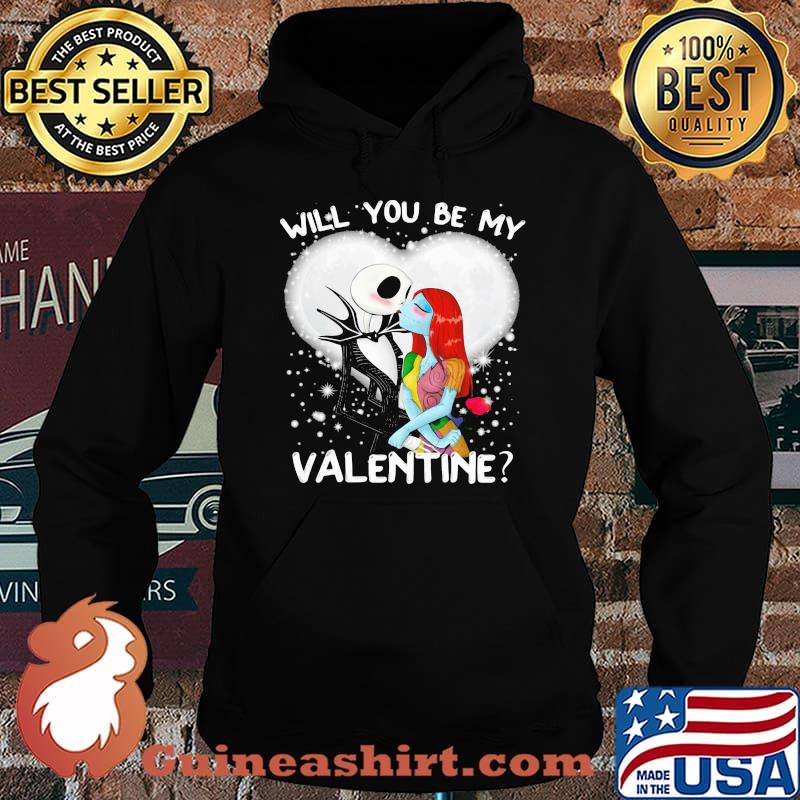 Will You Be My Valentine Jack Skellington Xmas Shirt Hoodie