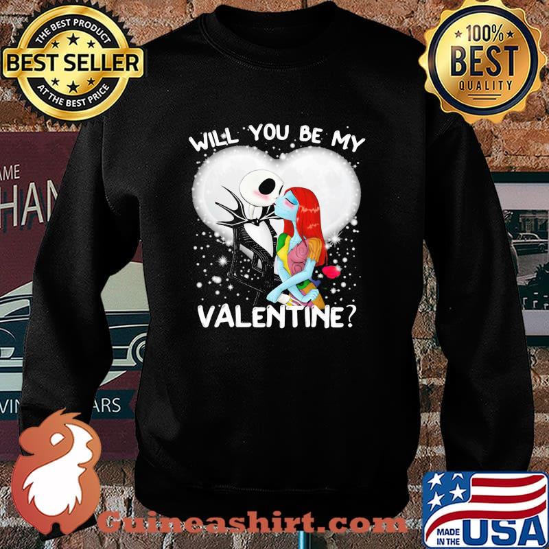 Will You Be My Valentine Jack Skellington Xmas Shirt Sweater