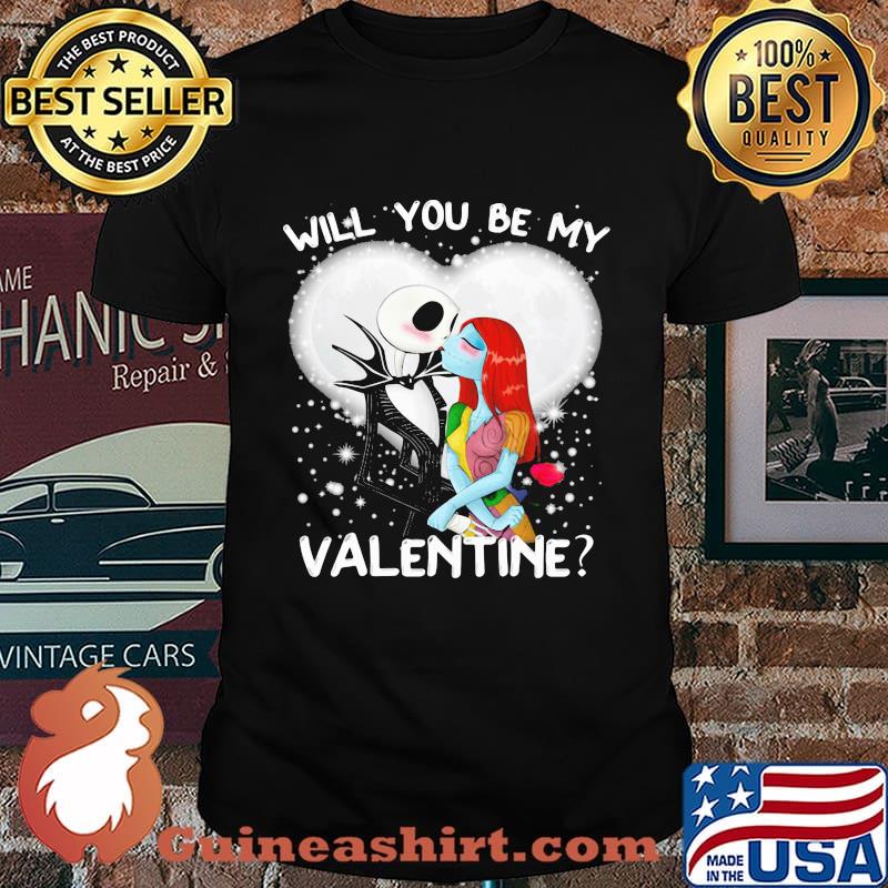 Will You Be My Valentine Jack Skellington Xmas Shirt