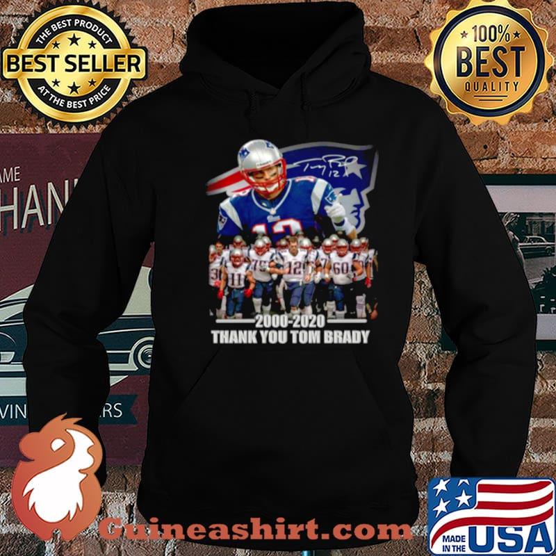 20 Years 2000 2020 Thank You Tom Brady Signature shirt