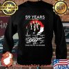 59 Years 1962 2021 Thank You For The Memories Signature Shirt Sweater