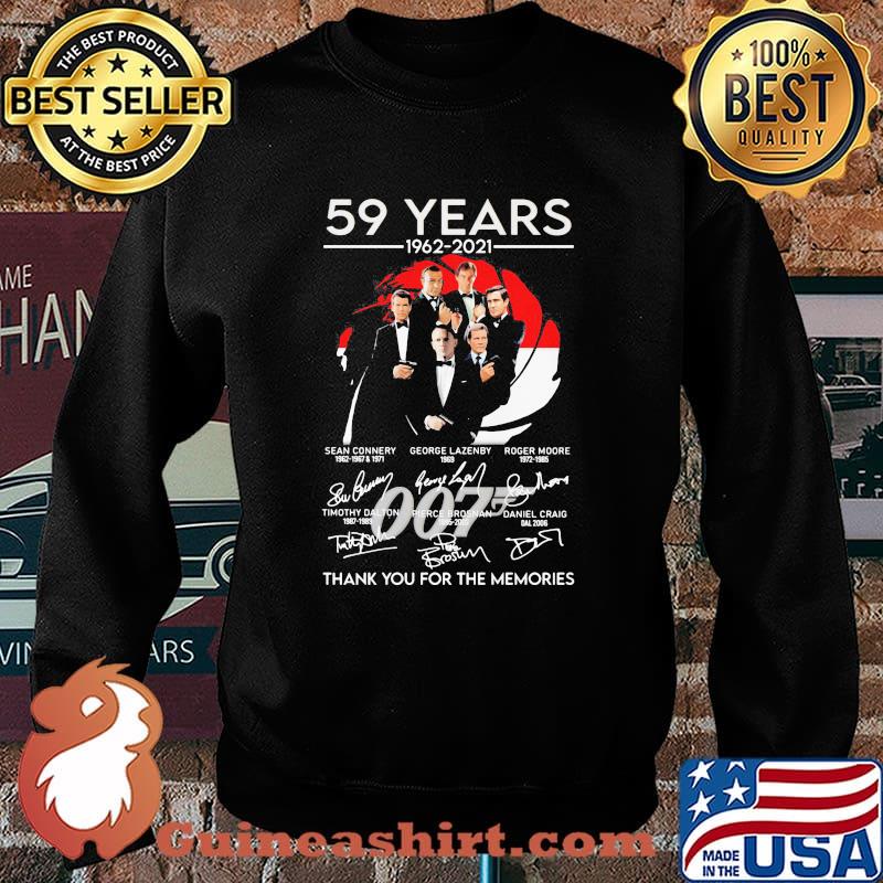 59 Years 1962 2021 Thank You For The Memories Signature Shirt Sweater