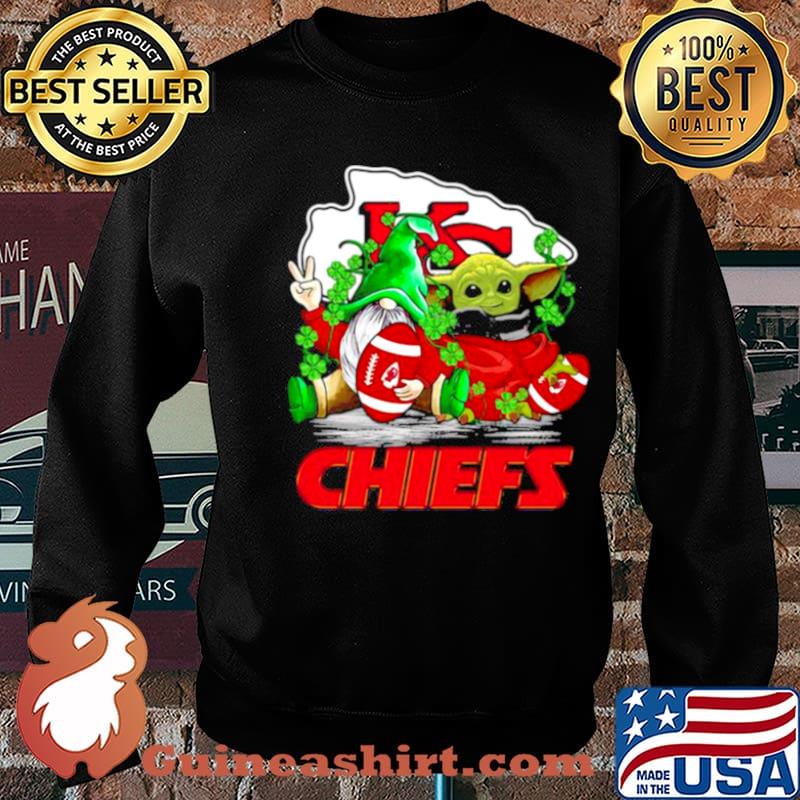 Gnome And Baby Yoda Chiefs Football Patrick’s Day s Sweater