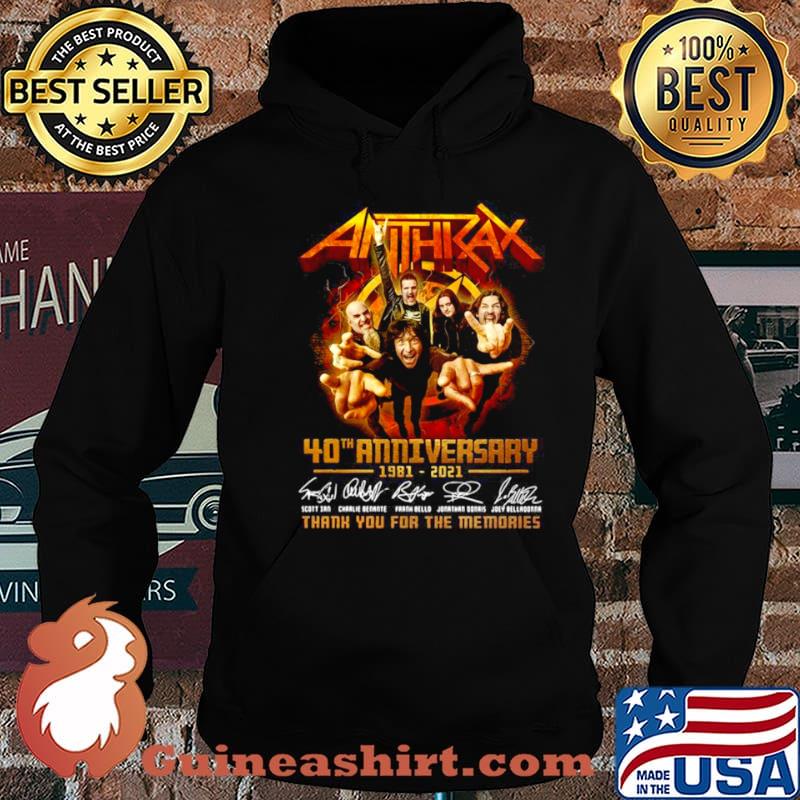 Anthikad 40th anniversary 1981 2021 thank you for the memories signatures shirt