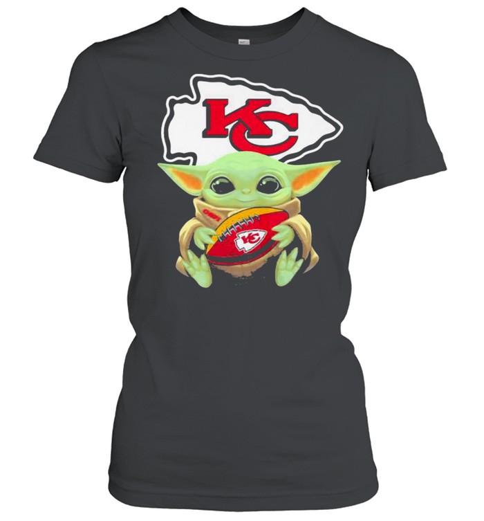 Baby Yoda Kansas City Chiefs Football shirt - Image 2