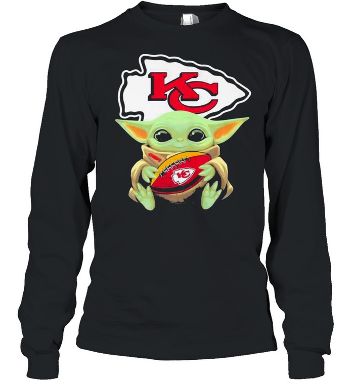 Baby Yoda Kansas City Chiefs Football shirt - Image 3