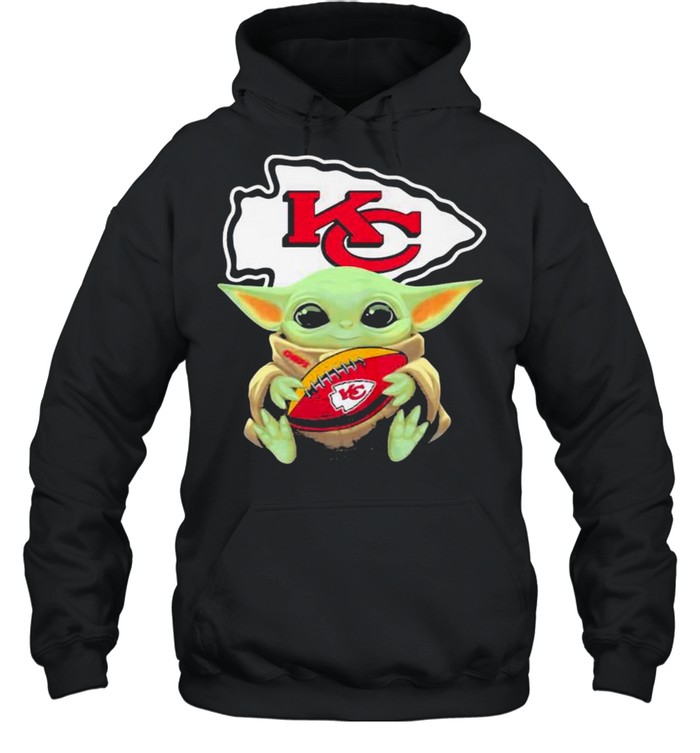 Baby Yoda Kansas City Chiefs Football shirt - Image 4