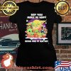 Baby Yoda Makes Me Happy Humans Make My Head Hurt Merry Xmas Shirt Laides tee
