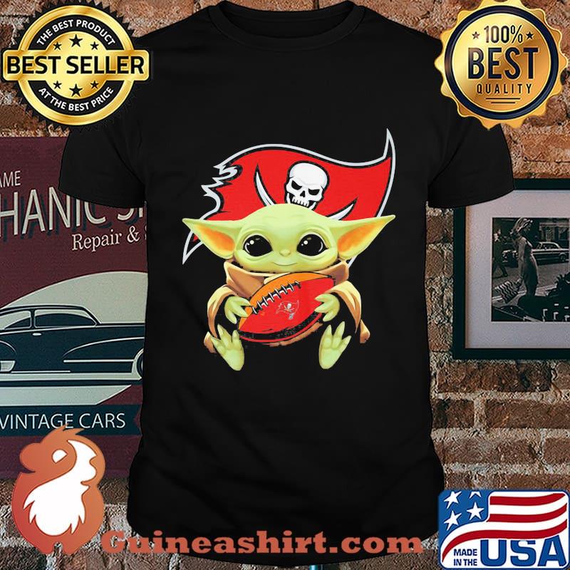 Baby Yoda Prehensile Ball Of Tampa Bay Buccaneers Shirt