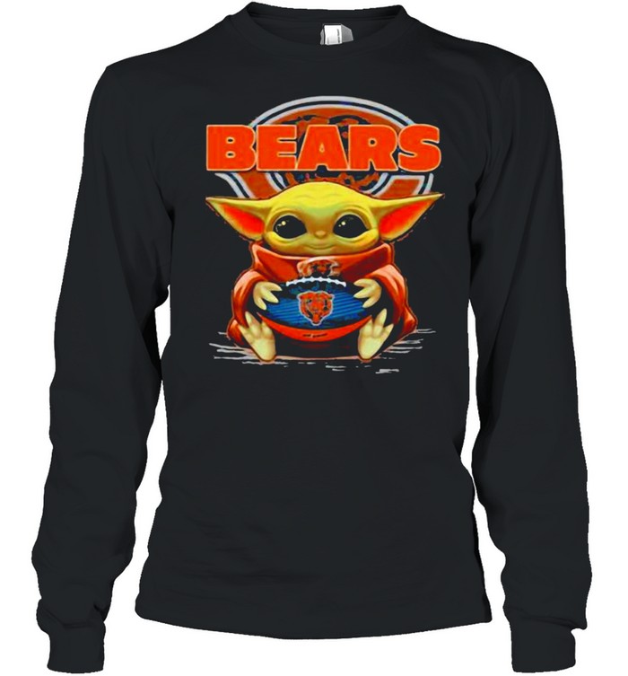 Bears Baby Yoda Football shirt - Image 3