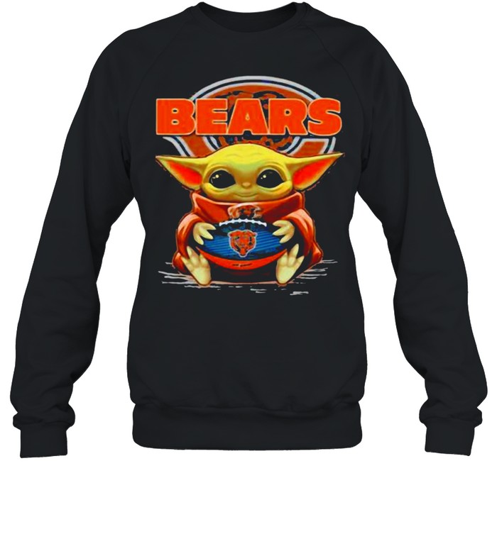 Bears Baby Yoda Football shirt - Image 4