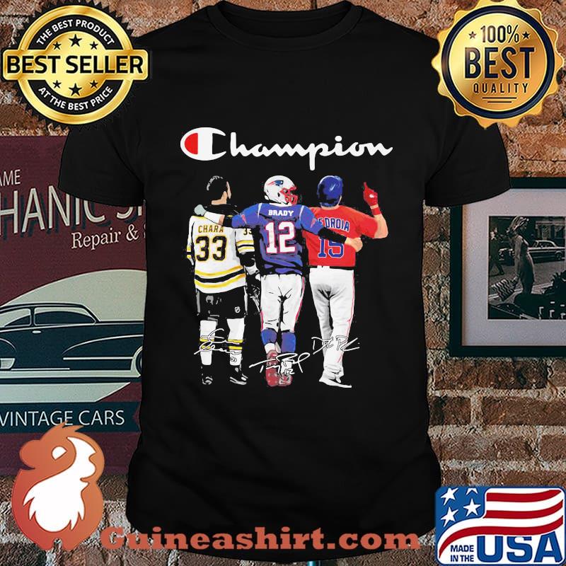 Champions Zdeno Chara And Tom Brady Of Team Boston Bruins Shirt