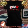 Chiefs Love Dogs Heart Red Football Shirt Laides tee