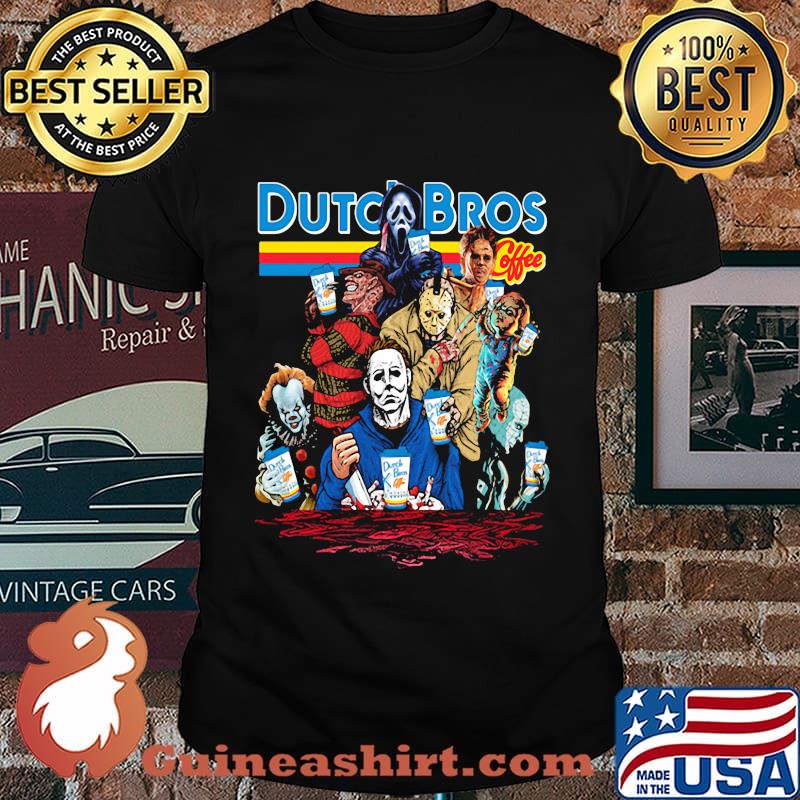Collectibles Horror Characters Dutch Bros Coffee Shirt