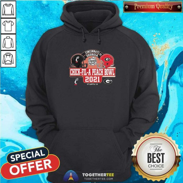 Cute Cincinnati Vs Georgia Peach Chick Fil A Peach Bowl 2021 Shirt - Image 5