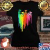 Dacing Bear Grateful Dead Rainbow Shirt Laides tee