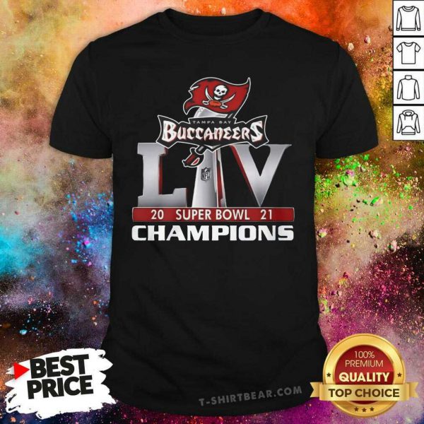 Disappointed Super Bowl LV Tampa Bay Buccaneers Champions 2021 Shirt