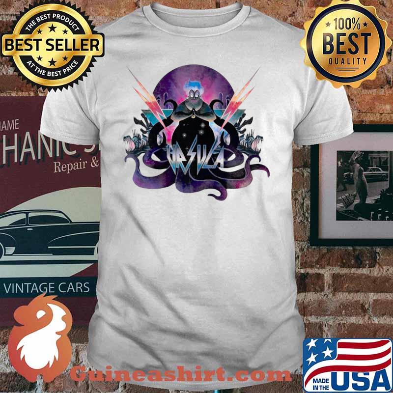 Disney Villains Ursula 90S Rock Band Neon shirt (2)