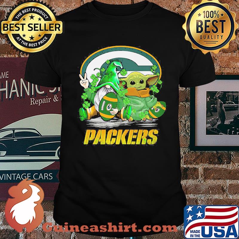 Drawf And Baby Yoda Packers Green Bay Packers Shirt Unisex