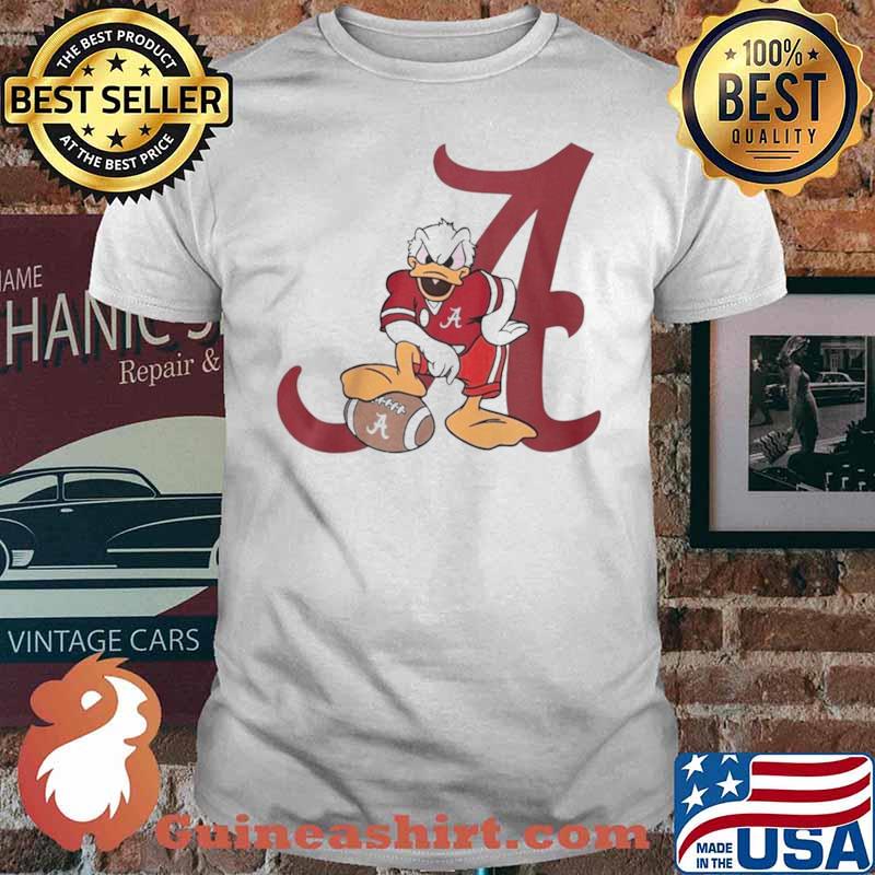 Duck Donald and Rugby Alabama Crimson Tide football 2021 shirt