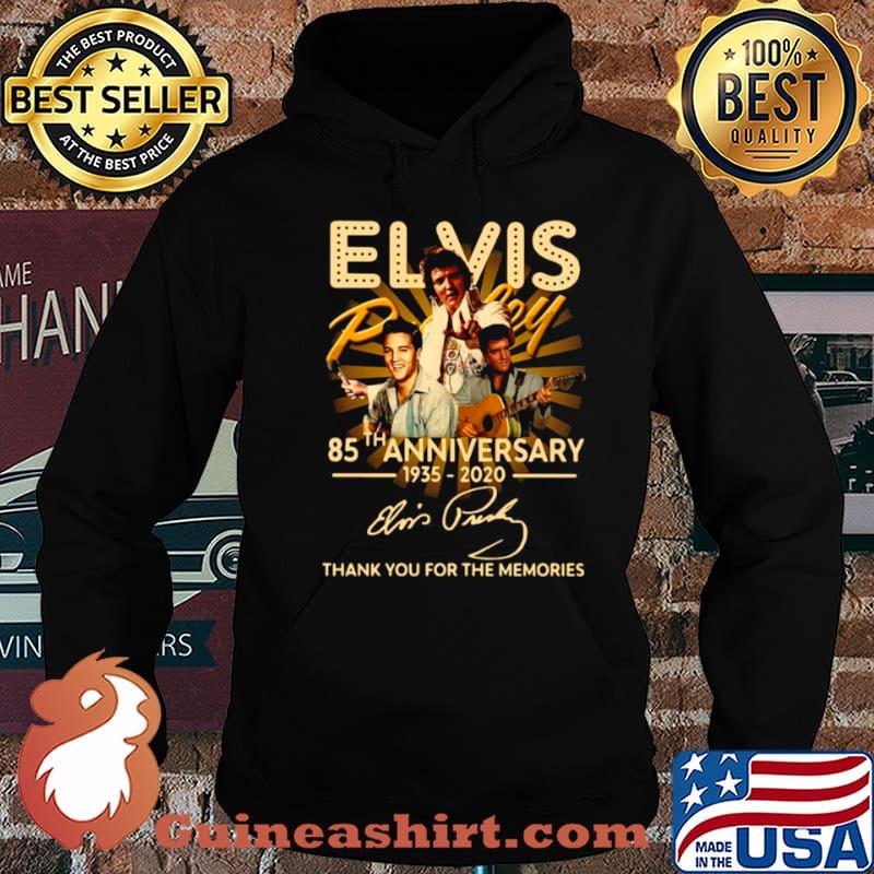 Elvis Presley 85th Anniversary 1935 2020 Signature Thank You For The Memories shirt