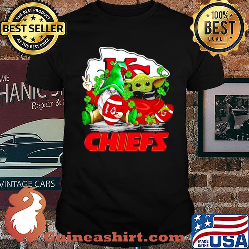 Gnome And Baby Yoda Chiefs Football Patrick’s Day s Unisex