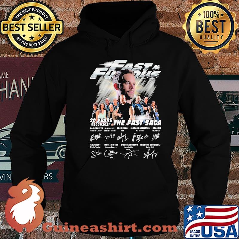 Fast And Furious 20 Years 2001 2021 The Fast Saga Signature Shirt