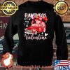 Flamingos Are My Valentine Heart Car Red Shirt Sweater