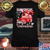 Flamingos Are My Valentine Heart Car Red Shirt
