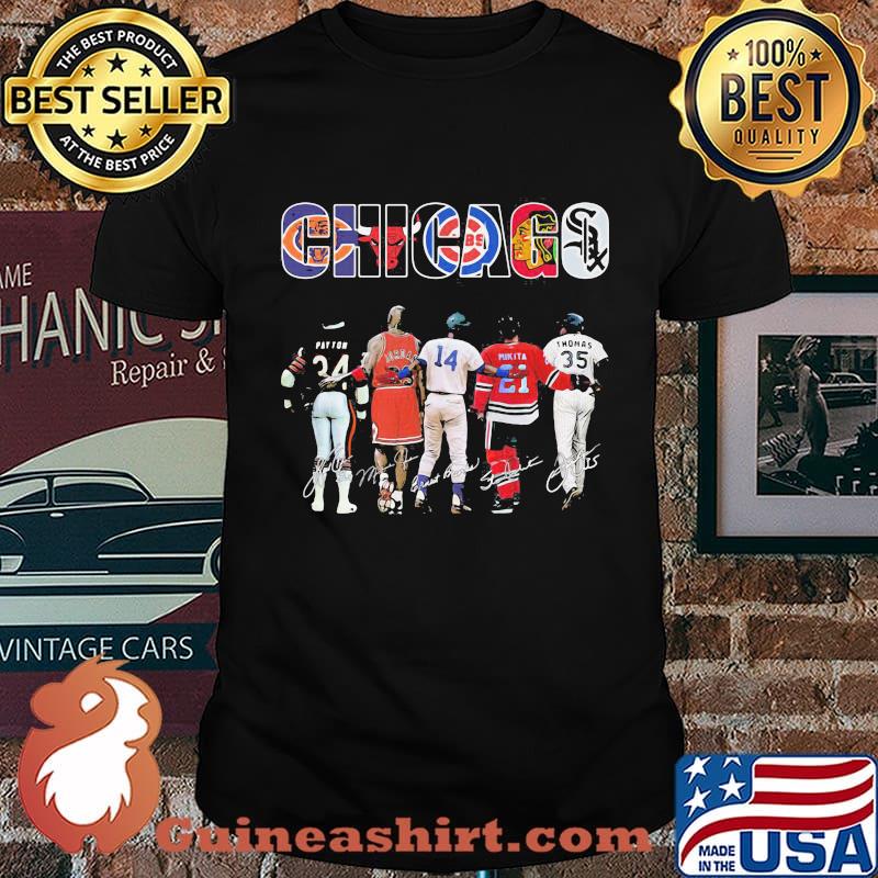 Football Team Chicago Bear Bulls Blackhawks Clubs And White Sox Shirt