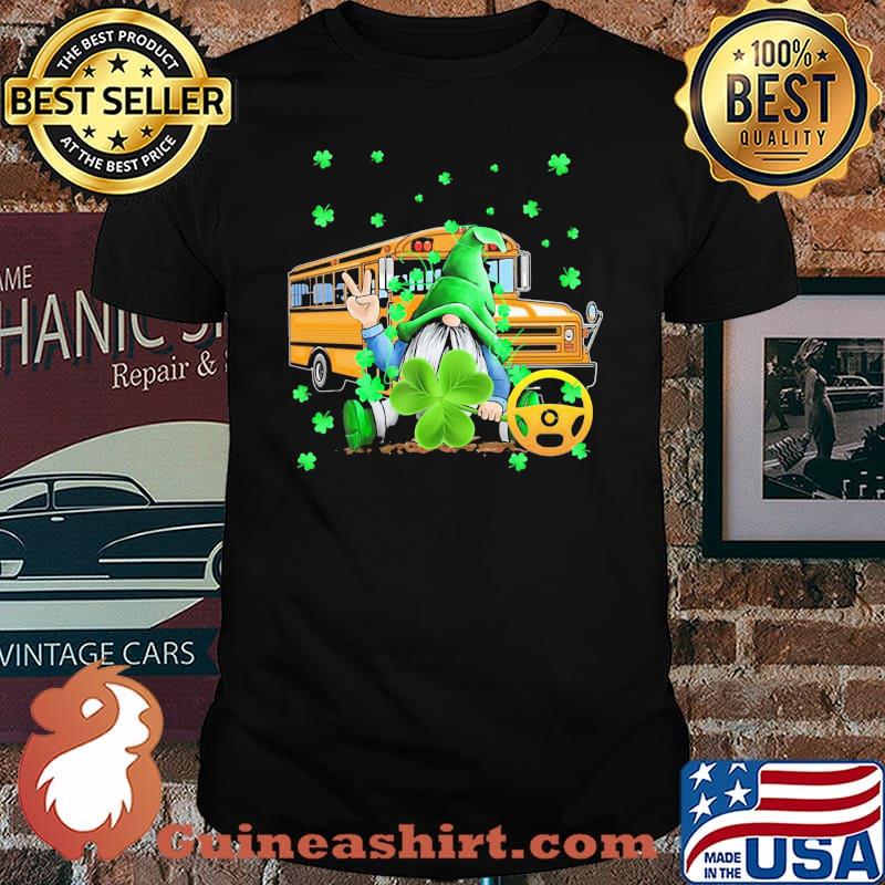 Gnome Bus Driver Patrick’s Day Shirt