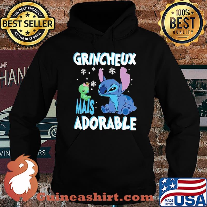 Grincheux Mais Adorable Stitch Shirt Hoodie