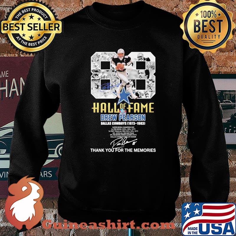 Halll Of Fame Drew Pearson Dallas Cowboys 1973 - 1983 Thank You For The Memories Sweater