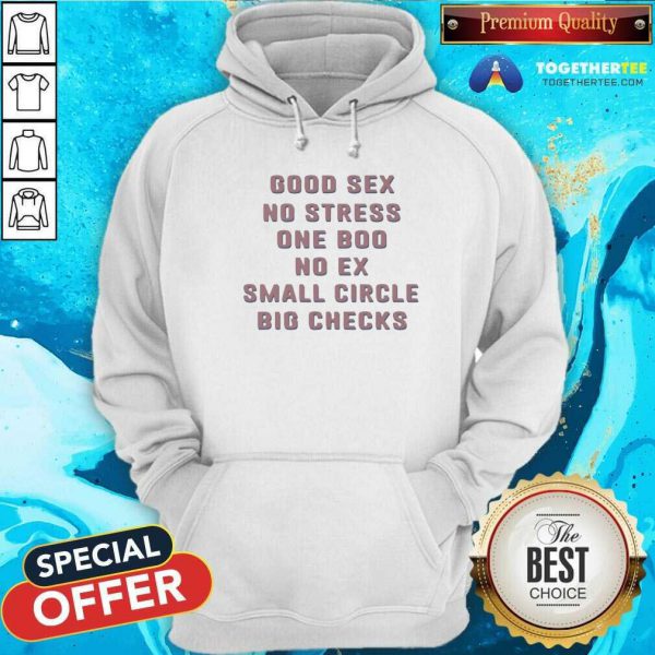 Happy Good Sex No Stress One Boo No Ex Small Circle Big Checks Shirt - Image 5