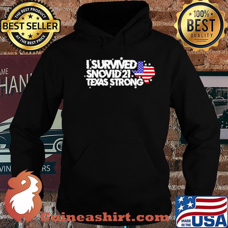 I survived Snovid 2021 Texas Strong America flag shirt