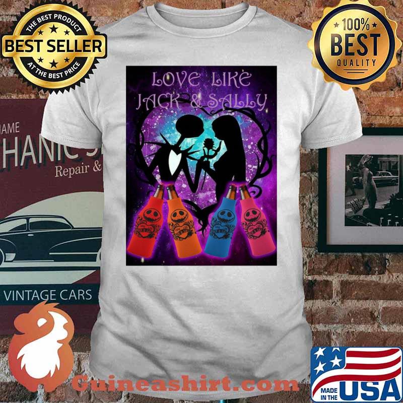 Jack Skellington Love Like Jack And Sally Beer shirt