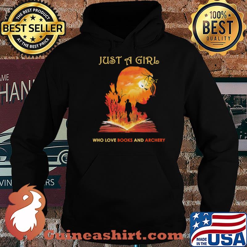 Just a girl who love books and archery Hoodie