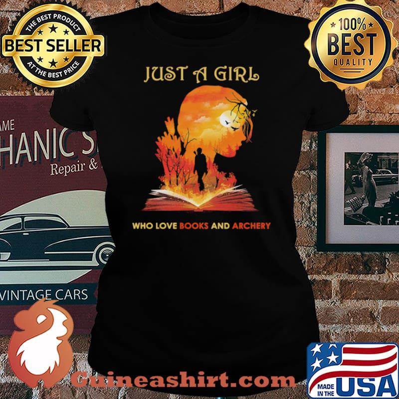 Just a girl who love books and archery Laides tee